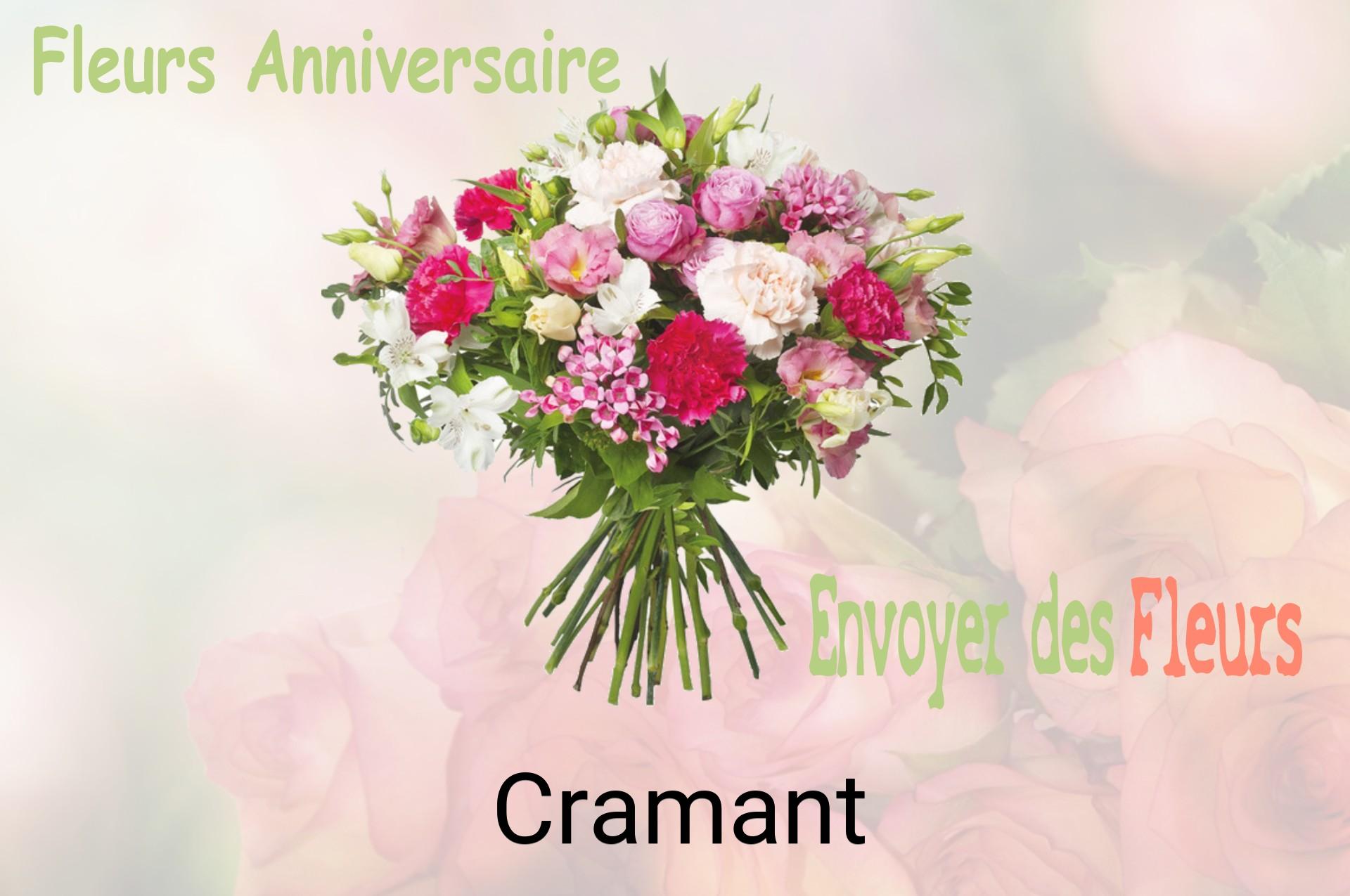 Bouquet de fleurs d’anniversaire livré à Cramant